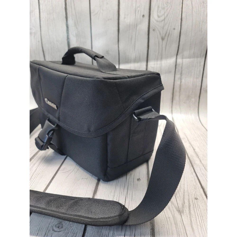 Canon 200ES EOS DSLR Camera Gadget Travel Shoulder Bag Black Case Genuine
